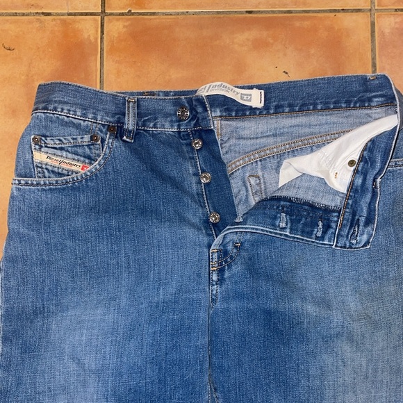 Men’s Vintage DIESEL DARK blue jeans in size W 34 L32 Like NEW! 90’s 00’s 2004 - Picture 5 of 10